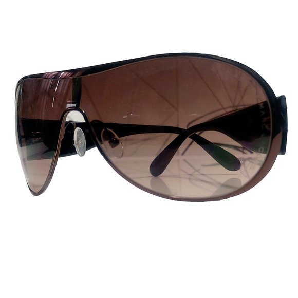 Marc By Marc Jacobs MMJ 177/S Brown and Black Shield Sunglasses main image 5